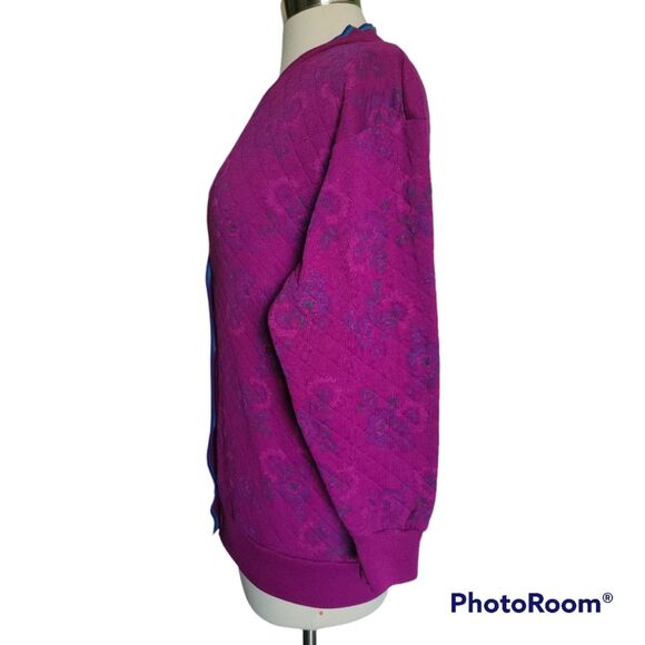 VINTAGE Gitano FLORAL CARDIGAN - 1990s - SMALL - Picture 5 of 9